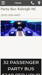 Mobile Screenshot of partybusraleighnc.com